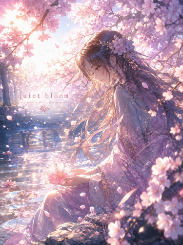 Логотип команды quiet bloom
