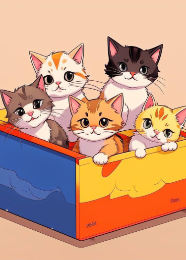Логотип команды Коты в коробке