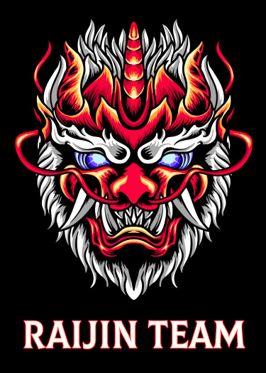 Логотип команды Raijin Team