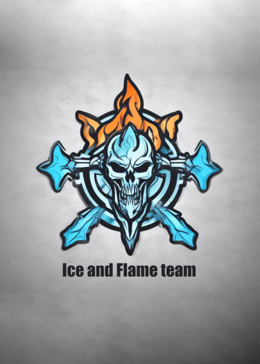 Логотип команды Ice and Flame team