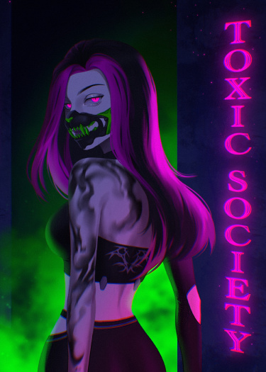 Логотип команды Toxic Society